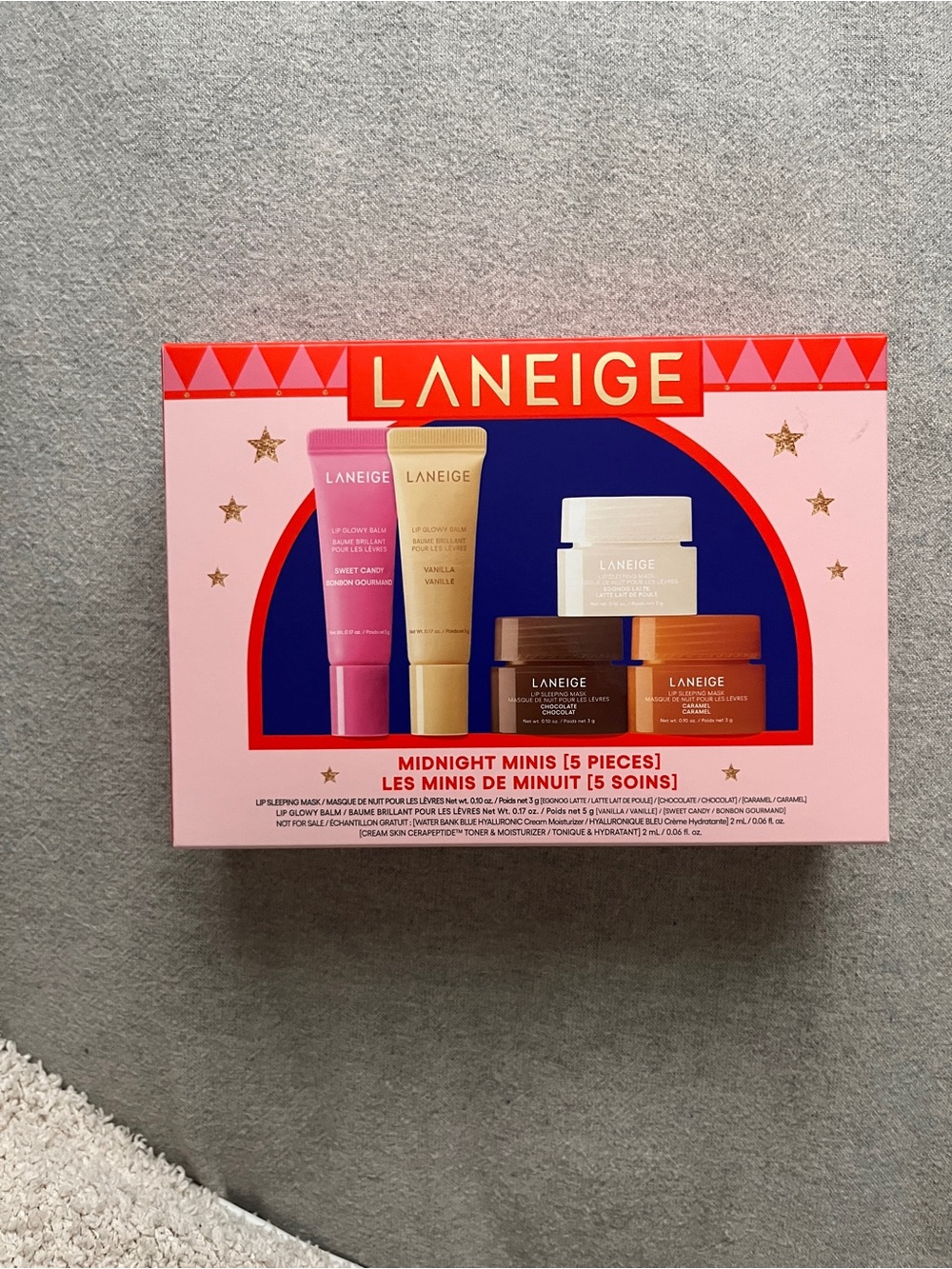 Laneige - Midnight Minis 5pc Lip Set